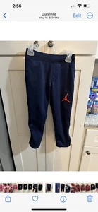 Boys Navy Jordan Joggers Size 6 - Picture 1 of 4