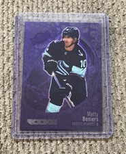 2022-23 Skybox Metal Universe Matty Beniers Purple Spectrum FX Rookie /199💥SP📈