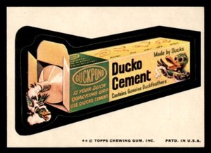 1974 Topps Wacky Packages Series 9 #7 Ducko Cement NM/MT *d2
