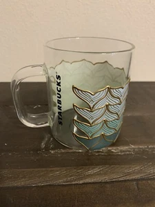Starbucks 2020 50th Anniversary Limited Edition Mermaid Tails 12oz Glass Mug - Picture 1 of 5
