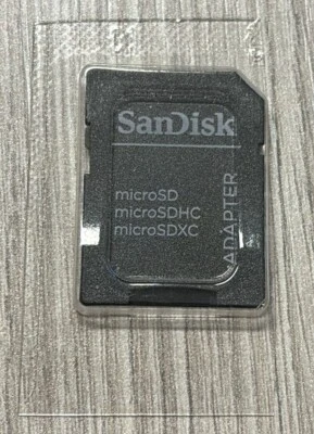 Sandisk nuovo adattatore SD per microSD, microSDHC, microSDXC nuovo, sigillato. - Immagine 1 di 2