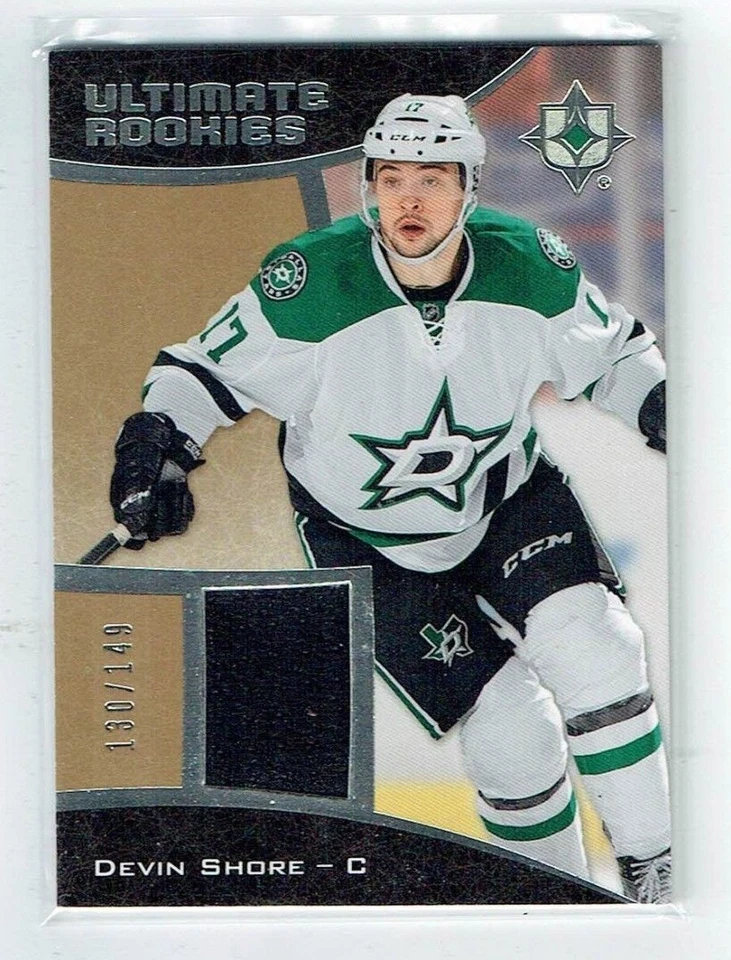 15-16 UD Upper Deck Ultimate  Devin Shore  /149  Rookie  Jersey - Image 1 of 1