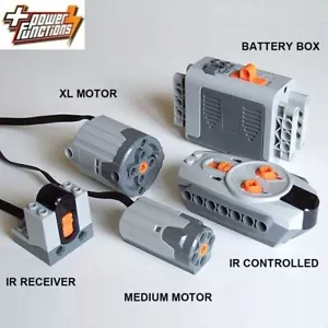 5 Stck. Power Functions Batteriebox XL M Motor IR Empfänger gesteuertes Set für LEGO - Bild 1 von 7