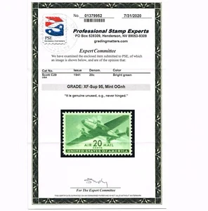 EXCEPTIONAL GENUINE SCOTT #C29 MINT PRISTINE OG NH PSE CERT GRADED XF-SUPERB-95 - Picture 1 of 3