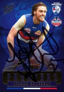 Signed 2016 Western Bulldogs AFL Premiers Select Series Card - Jordan Roughead - Bild 1 von 3
