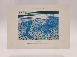 David Hockney Lithograph of water stampa su carta lucida - Picture 1 of 1