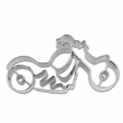 Städter Präge-Ausstecher Motorrad Ausstechform Plätzchenform Keks Edelstahl 7 cm - Bild 1 von 4