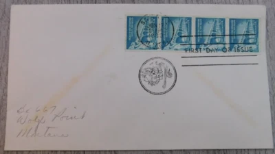 1st Day Issue Palace of Governors Santa Fe NM 1960 Vintage Stamp Envelope Cover - Image 1 of 4