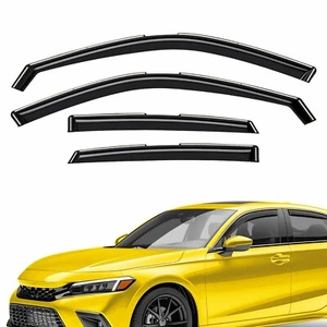 Sun Rain Visors Wind Rain Guards for 2022-2025 Honda Civic Sedan - Bild 1 von 9