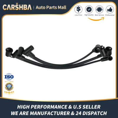 Set of 4 8mm High Performance Spark Plug Wire OEM for Mazda RX-8 1.3L R2 RC-ZE81 Foto 1 de 4