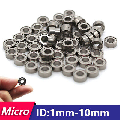 Miniature Ball Bearings Small Micro Mini 1/1.5/2/2.5/3/4/5/6/8/10mm Inner Dia. • 5.31$
