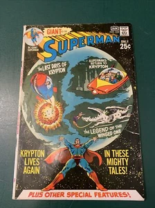 Superman #232 Giant Sized G-78 1st App Lyla Lerrol Curt Swan 1971 DC Comics RARE - Picture 1 of 9