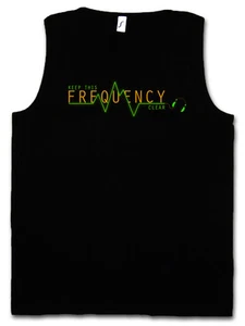 KEEP THIS FREQUENCY CLEAR TANK TOP WESTE FITNESS - Radio Operator Electro DJ Funk - Bild 1 von 2