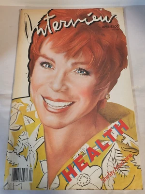 Andy Warhol's Interview Magazine April 1985 Shirley MacLaine Cover - Image 1 of 4