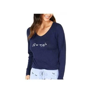 Jenni by Jennifer Moore Intimates Women's Blue Pajama Sleep Shirt, "Sleepy"- L - Picture 1 of 5