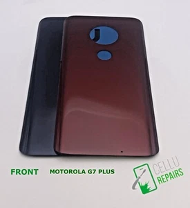 Back Glass Rear Cover for Motorola Moto G7 Plus XT1965 - Picture 1 of 2
