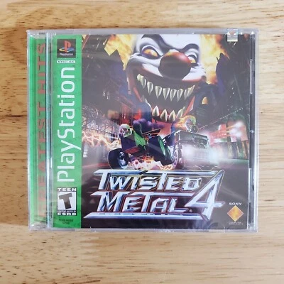 Twisted Metal 4 PS1 PlayStation 1 Greatest Hits Great Condition RARE - Image 1 of 4