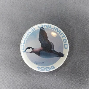 1984 DU Ducks Unlimited Button Pinback 2 1/4" - Picture 1 of 2