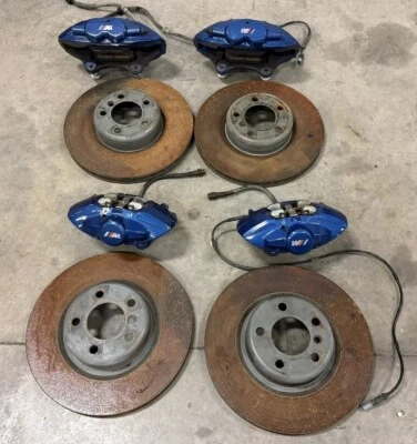✅14-20 OEM BMW F22 F23 M235i M240i pinzas de freno delanteras traseras Brembo con juego de rotores Foto 1 de 4
