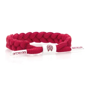 RASTACLAT Fire Classic Red White Wristband Bracelet Shoelace Braided Jewelry NEW - Picture 1 of 1