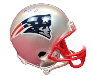 N'KEAL HARRY Autographed AUTO SIGNED NE Patriots Signed Mini Helmet - Picture 1 of 10