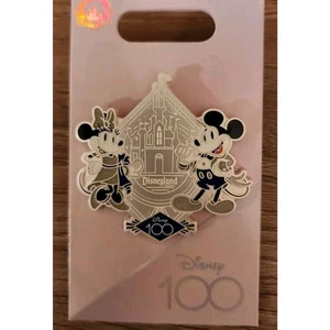 Disney 100 years anniversary Pin 2023 Mickey Minnie Mouse Castle Disneyland Dlr - Picture 1 of 2