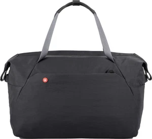 NWT Mopak Recycled Weekender Overnight Duffel Bag 14” Laptop Pocket Black NEW - Picture 1 of 9