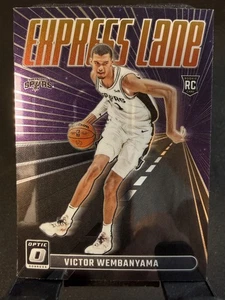 2023-24 Donruss Optic #8 Victor Wembanyama Express Lane Purple - Bild 1 von 2