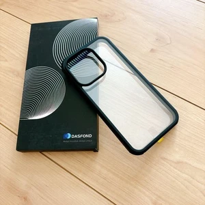 Iphone15Pro Case Double Sided Protection Black Frame With Film - Picture 1 of 4