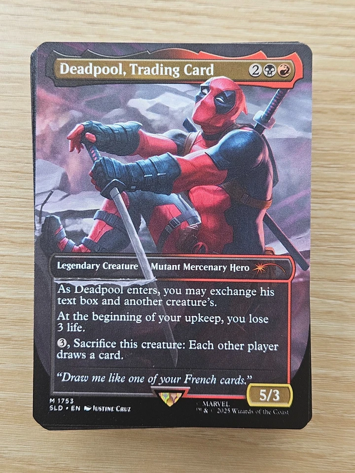 Custom Commander Deck ~ Chaotic Doppels ~ Deadpool, Trading Card ~ 100 Card Deck - Image 1 of 4