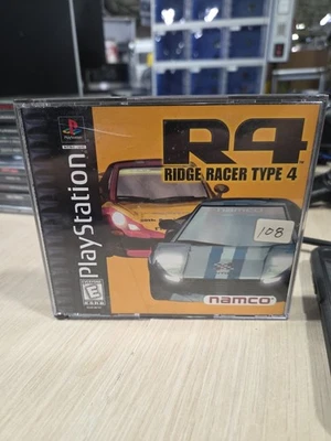 R4: Ridge Racer Type 4 (Sony PlayStation 1, 1999) No Manual -  Tested Read Desc - Image 1 of 4