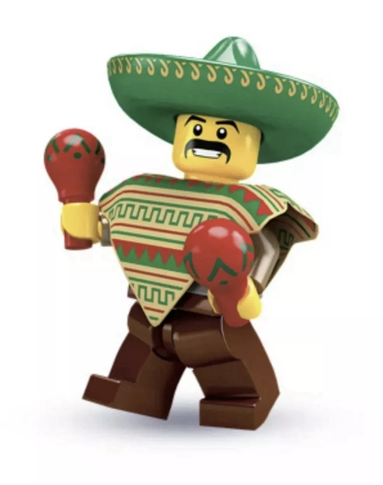 NEW - LEGO SERIES 2 - MARACA MAN  - Image 1 of 1