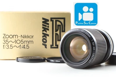 🎦👀✨Almost MINT✨ Nikon Ai-s Zoom Nikkor 35-105mm f/3.5-4.5 MF Lens From JAPAN - Image 1 of 4