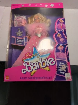 Estrella de cine ganadora del premio Barbie Superstar 1988 de colección en caja original nueva en caja  Foto 1 de 4