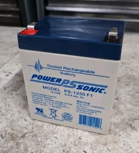 PS-1250 F1 Power Sonic 12V 5,0A/Std. versiegelter Akku NEU! - Bild 1 von 1