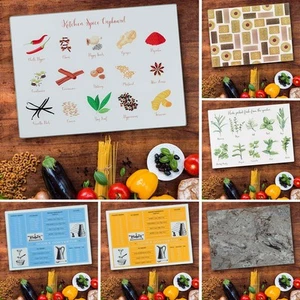 TALA Glass Chopping Board Kitchen Worktop Saver Food Cutting Boards Non-Slip - Picture 1 of 17
