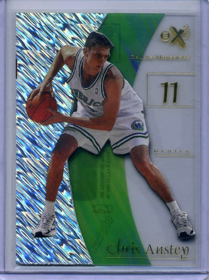 CHRIS ANSTEY 1997-98 E-X2001 ROOKIE CARD #68 -- MAVERICKS - Image 1 of 1