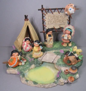 Friends of the Feather LOT 6 Figures DISPLAY Bird Fowl Carver Pride Pepper Love - Picture 1 of 16