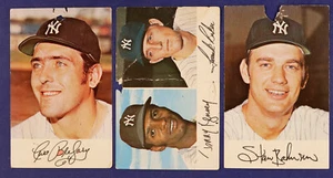 1971 New York Yankees Dexter Press Clinic Day Postcard lot 3x Bahnsen Kenney - Picture 1 of 2