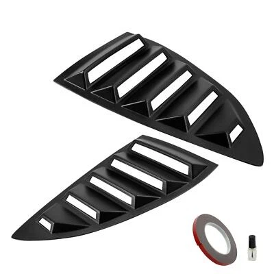 Quarter Window Louvers Cover Sun Shade ABS For Hyundai Genesis Coupe 2010-2016 - Image 1 of 4