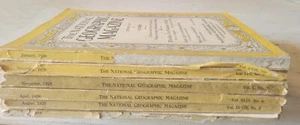 National Geographic Magazine 6 Early issues - Picture 1 of 3