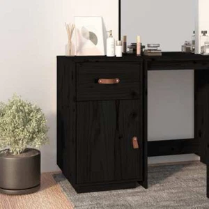 Armario de Escritorio Madera Maciza de Pino Mueble Estudio Multicolor vidaXL - Imagen 1 de 52