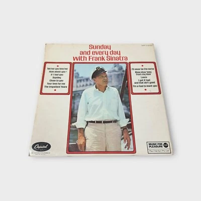 Sunday And Every Day With Frank Sinatra Vinyl LP Capitol Records MFP-A8180 1957 - Image 1 of 4