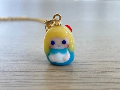 Alice Necklace Handmade Lampwork Glass Bead Alice in Wonderland Lover Gift Foto 1 de 4