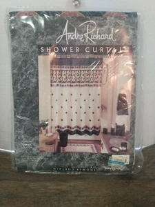 Vintage Andre Richard Shower Curtain~New~ - Picture 1 of 3