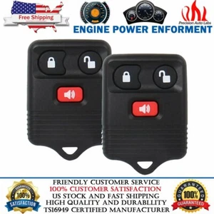 2x Keyless Entry Car Remote Control Key Fob Transmitter Alarm For Ford F150 F250 - Picture 1 of 12