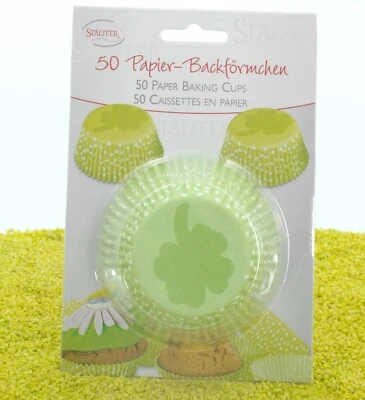 Städter Papierbackförmchen Kleeblatt grün maxi 50 Stück   - Bild 1 von 4