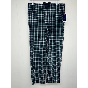 Izod Men's Sleepwear PJ Pants Size Large NWT Green Blue - Picture 1 of 6