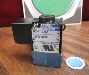 Mac PED-111CAAA Solenoid pilot air Valve 110/120v - Picture 1 of 5