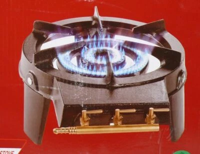 Swiss Line WOK Kocher 7 kW 3 flammig Hockerkocher Gaskocher Butan Propan Gas - Bild 1 von 4